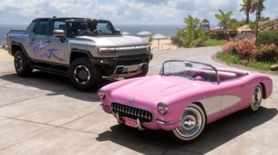 Los autos de Barbie Corvette y Hummer de Ken 1