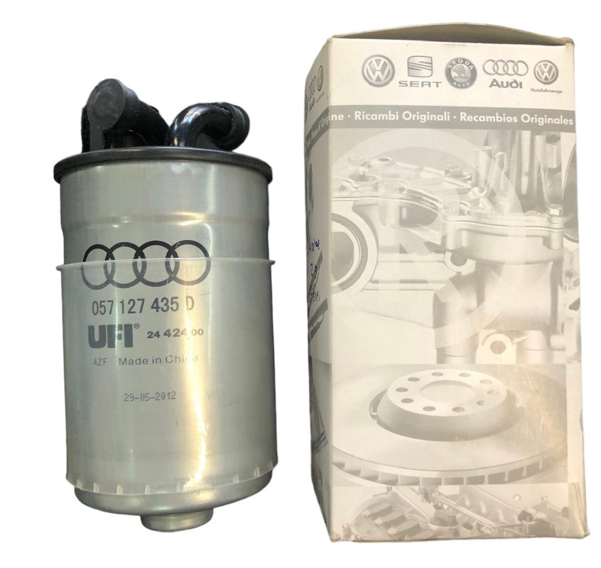 Repuestos Audi Filtro de Combustible Filtro de combustible AUDI con logo del fabricante