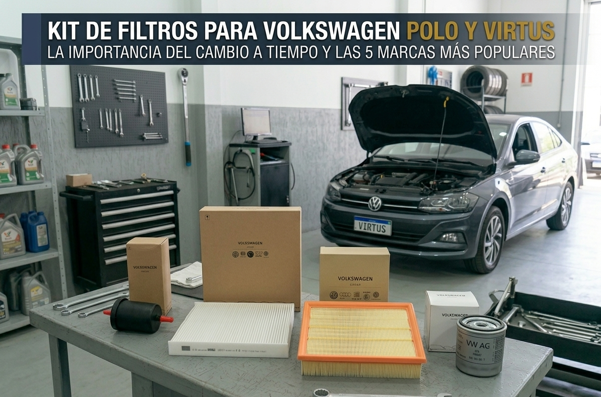 Kit de filtros para Volkswagen Polo y Virtus